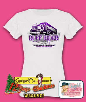 12 Days of Christmas - Cowgirl I Candy Custom Designed T-Shirt