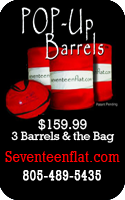 Seventeenflat.com Pop-Up Barrels for Horses