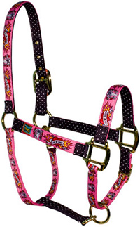 red haute horse halter