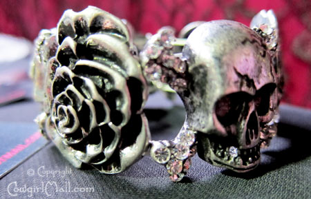Skull and Rose Bracelet